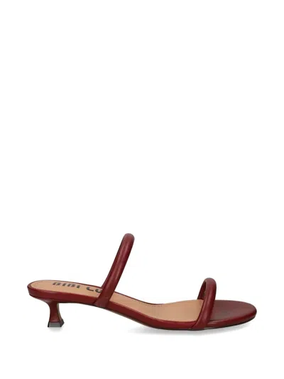 Bibi Lou Musa Leather Sandals In Brown