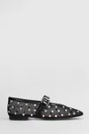 Bibi Lou Naila Mesh Flats In Black