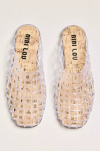 Bibi Lou Netted Jelly Mules In Multi