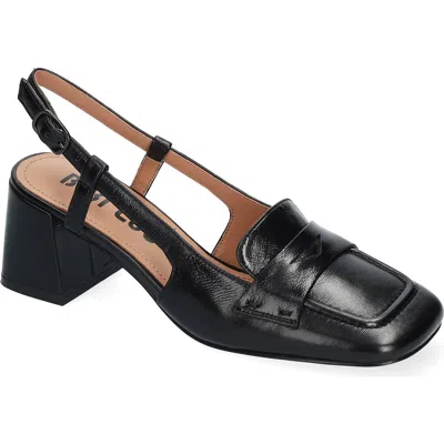Bibi Lou Niky Slingback Loafer Pump In Black