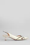 Bibi Lou Nolia Patent Leather Pumps In White