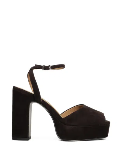 Bibi Lou Omen Platform Sandals In Brown