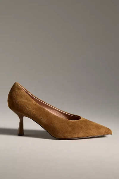 Bibi Lou Pointed-toe Pumps In Brown