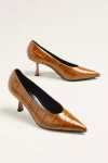 Bibi Lou Pointed-toe Pumps In Brown