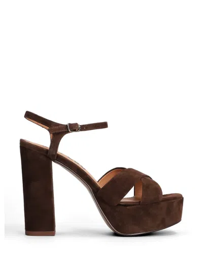 Bibi Lou Primrose Platform Sandals In Multi
