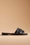 Bibi Lou Holly Flats In Black Leather In Black