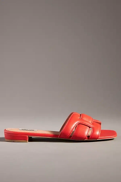Bibi Lou Puffy Holly Sandals In Red