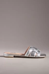 Bibi Lou Puffy Holly Sandals In Silver