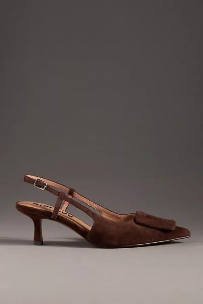 Bibi Lou Robin Kitten Heels In Brown