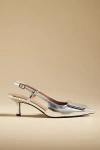 Bibi Lou Robin Kitten Heels In Silver