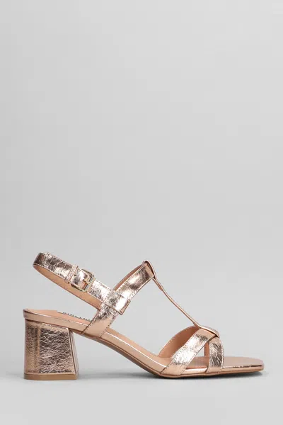 Bibi Lou Rosie Sandals In Copper Leather