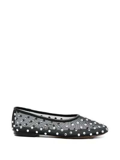 Bibi Lou Round-toe Ballet Flats In Black