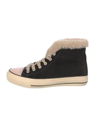 Pre-owned Bibi Lou Rubber Colorblock Pattern Chunky Sneakers