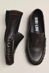 Bibi Lou Ruched Loafers In Brown