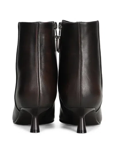Bibi Lou Sakura Pointed-toe Leather Ankle Boots In Multi