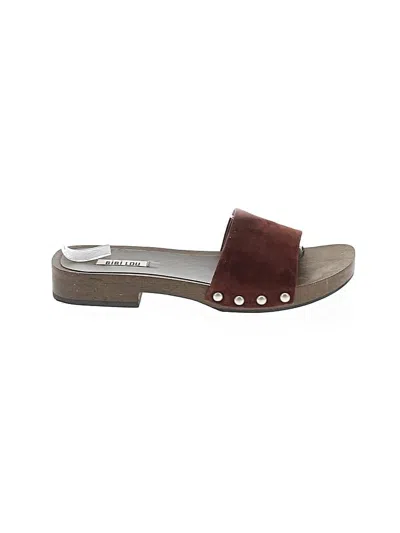 Pre-owned Bibi Lou Sandals In Brown