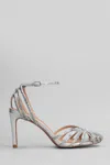 Bibi Lou Serabi 85 Sandals In Silver