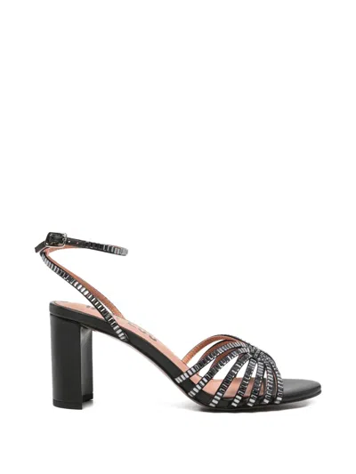Bibi Lou Serabi Embellished Sandals In Black