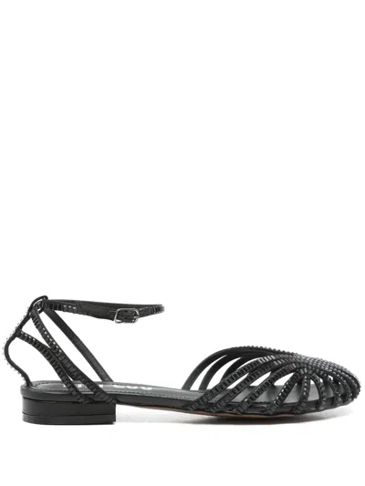 Bibi Lou Serabi Flat Pumps In Black