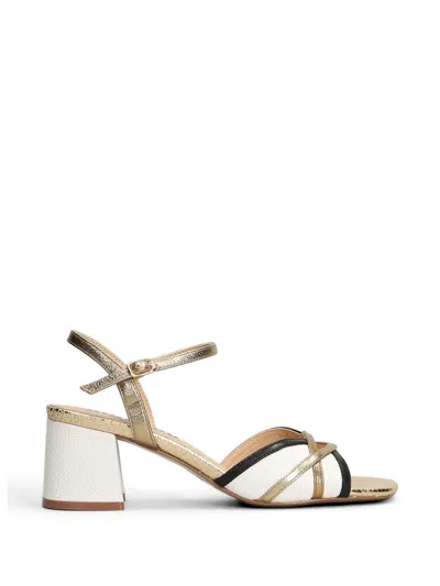Bibi Lou Silou Block-heel Sandals In White