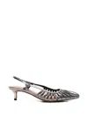 Bibi Lou Slingback Pumps In Metallic