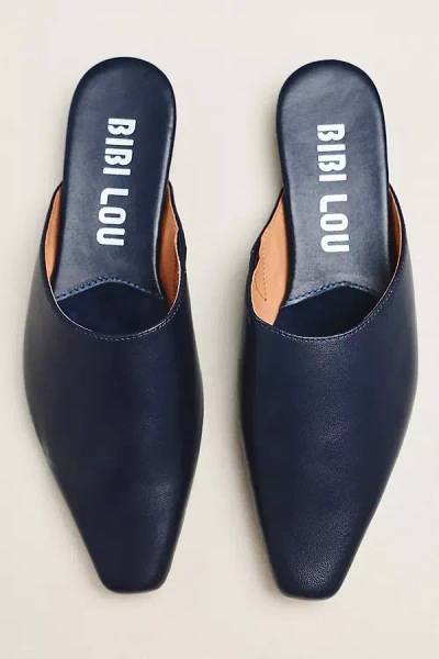 Bibi Lou Snip Toe Mules In Animal Print