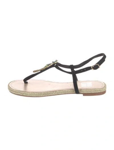 Pre-owned Bibi Lou Suede Colorblock Pattern Slingback Flats In Neutral