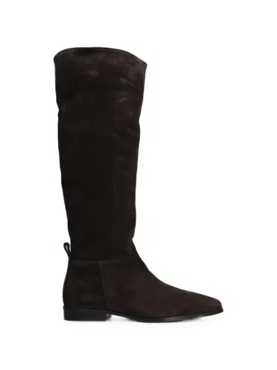 Bibi Lou Suede Knee-high Boots In Multi