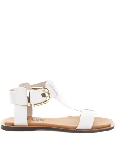 BIBI LOU SUNNY BUCKLE-FASTENING LEATHER SANDALS