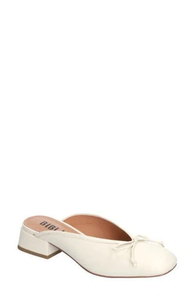 Bibi Lou Suzy Bow Mule In Blanco