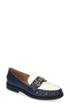 Bibi Lou Zagreb Leather Loafers In Blue