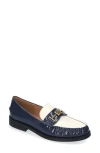 Bibi Lou Zagreb Leather Loafers In Marino