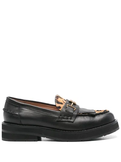 Bibi Lou Tina Loafers In 黑色