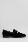 Bibi Lou Vela Loafer Loafers In Black Velvet
