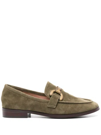 Bibi Lou Vela Loafers In Green