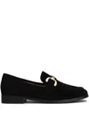 Bibi Lou Vela Suede Loafers In Black