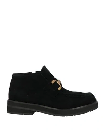 Bibi Lou Woman Ankle Boots Black Size 10 Leather