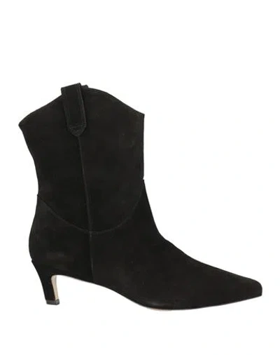 Bibi Lou Woman Ankle Boots Black Size 6 Leather