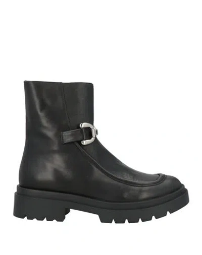 Bibi Lou Woman Ankle Boots Black Size 8 Leather