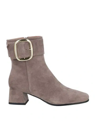 Bibi Lou Woman Ankle Boots Dove Grey Size 6 Leather
