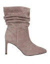 Bibi Lou Woman Ankle Boots Grey Size 8 Soft Leather