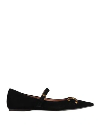 Bibi Lou Woman Ballet Flats Black Size 11 Leather
