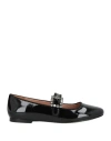 Bibi Lou Woman Ballet Flats Black Size 7 Leather