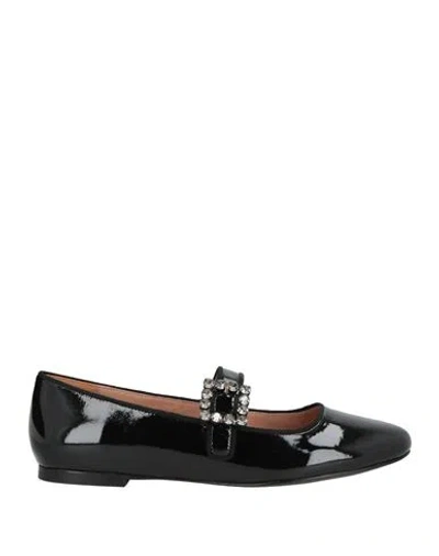 Bibi Lou Woman Ballet Flats Black Size 7 Leather