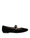 Bibi Lou Woman Ballet Flats Black Size 8 Textile Fibers