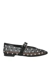Bibi Lou Woman Ballet Flats Black Size 8 Textile Fibers In Black