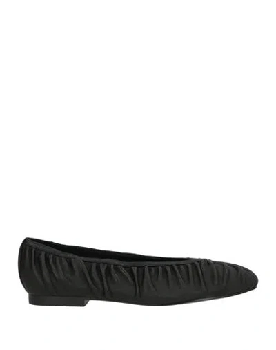 Bibi Lou Woman Ballet Flats Black Size 9 Leather