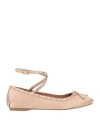 Bibi Lou Woman Ballet Flats Blush Size 8 Textile Fibers In Pink