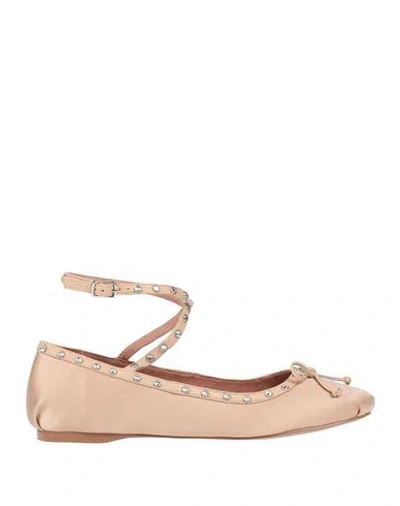 Bibi Lou Woman Ballet Flats Blush Size 8 Textile Fibers In Pink