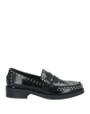 Bibi Lou Jana Loafer Loafers In Black Leather In Black